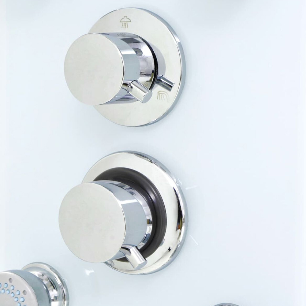 Armentia 3 Modes Shower Panel System With Shower Kit 1300mm Height - White