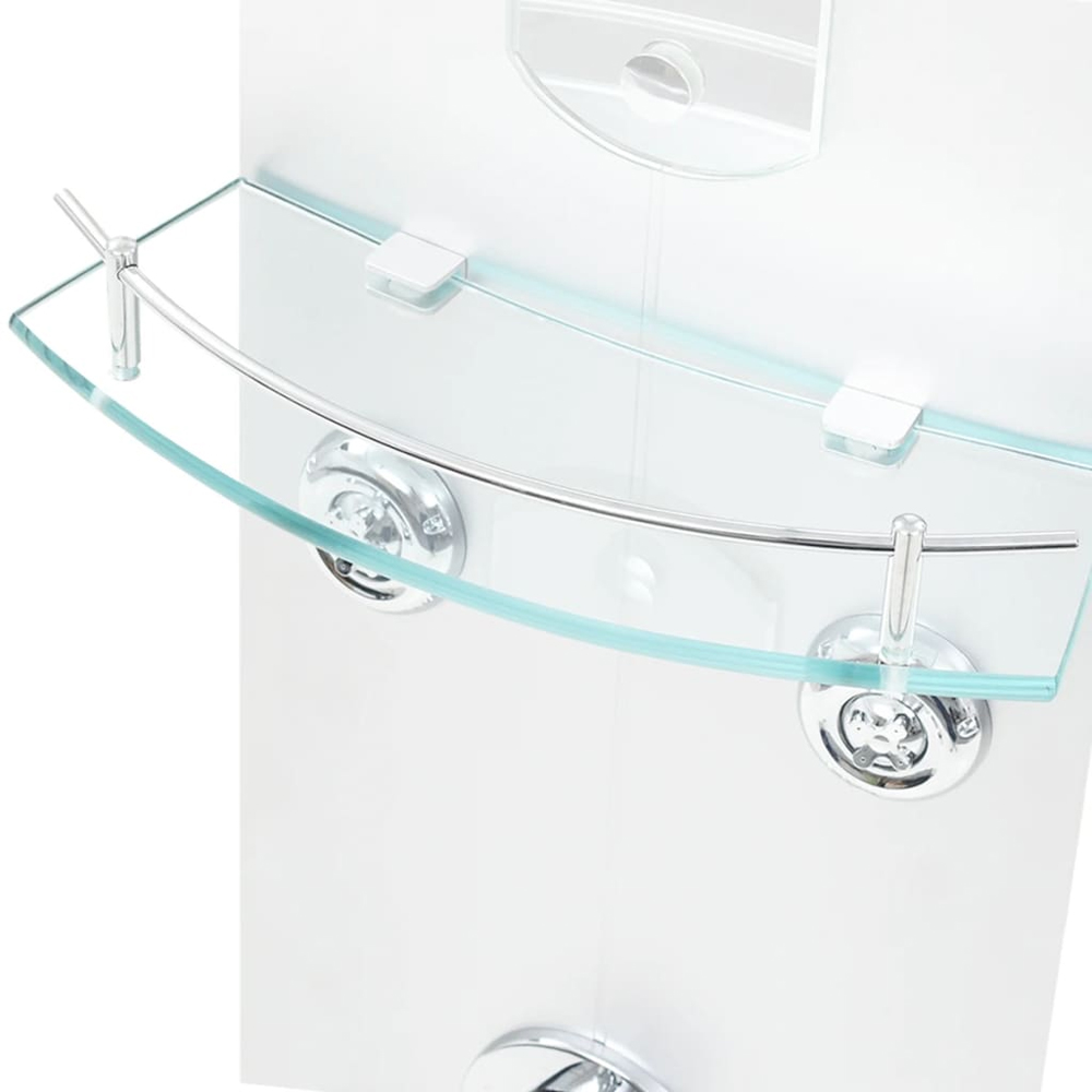 Arnhem 3 Modes Shower Panel System With Shower Kit 1200mm Height - Silver