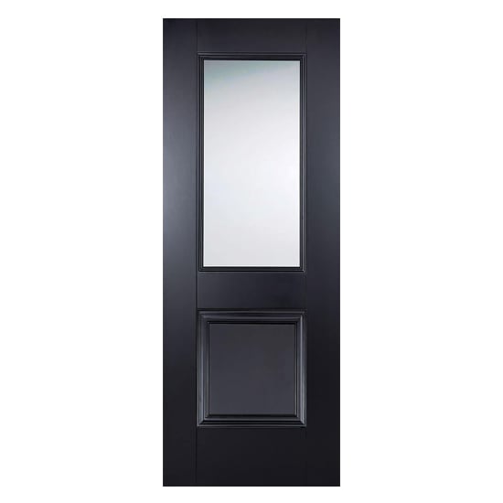 Read more about Arnhem glazed 1981mm x 686mm internal door in black