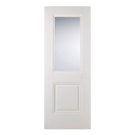 Product photograph of Arnhem Glazed 1981mm X 838mm Internal Door In White from Furniture in Fashion