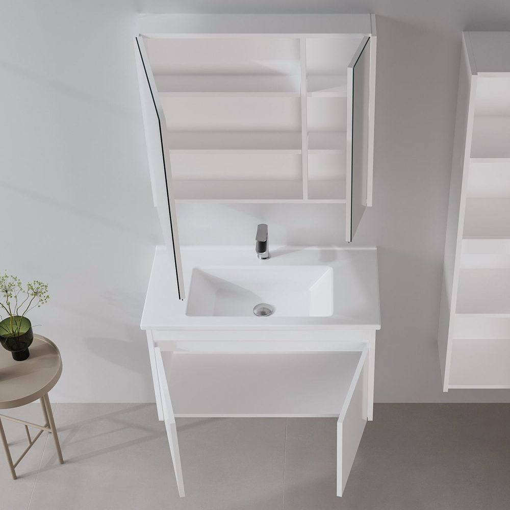 Arno Large Wooden Bathroom Furniture Set with 4 Doors in White