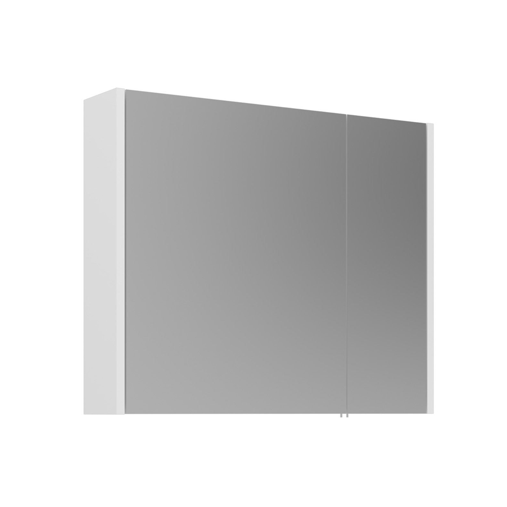 Arno Large Wooden Wall Mounted Bathroom Mirror Cabinet in White