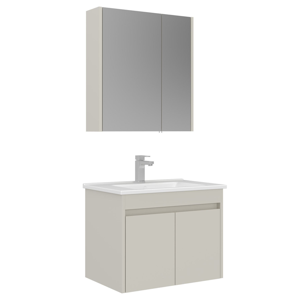 Arno Small Wooden Bathroom Furniture Set with 4 Doors in Cashmere