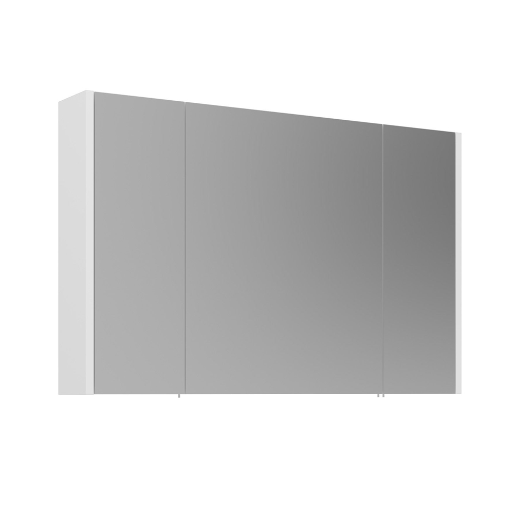 Arno Wooden Wall Mounted Bathroom Mirror Cabinet in White