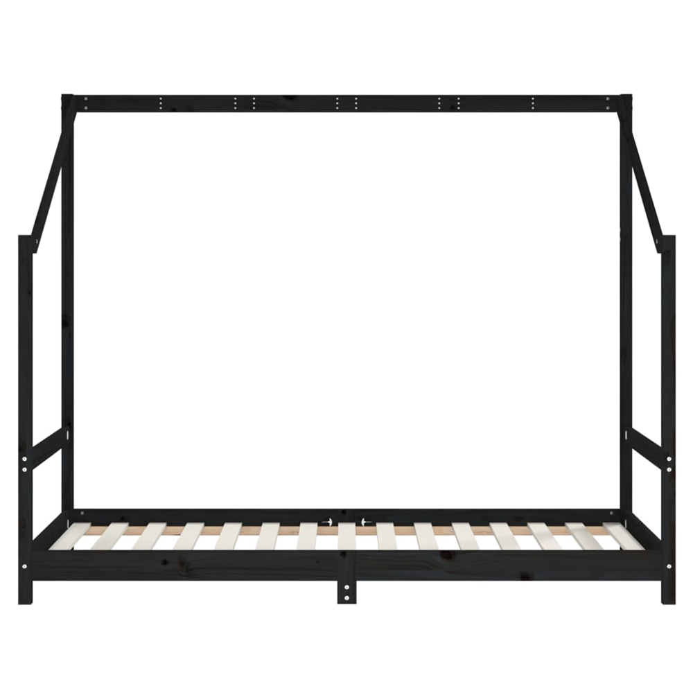 Arnold 90x190cm Kids Wooden Double Sided Daybed Frame In Black
