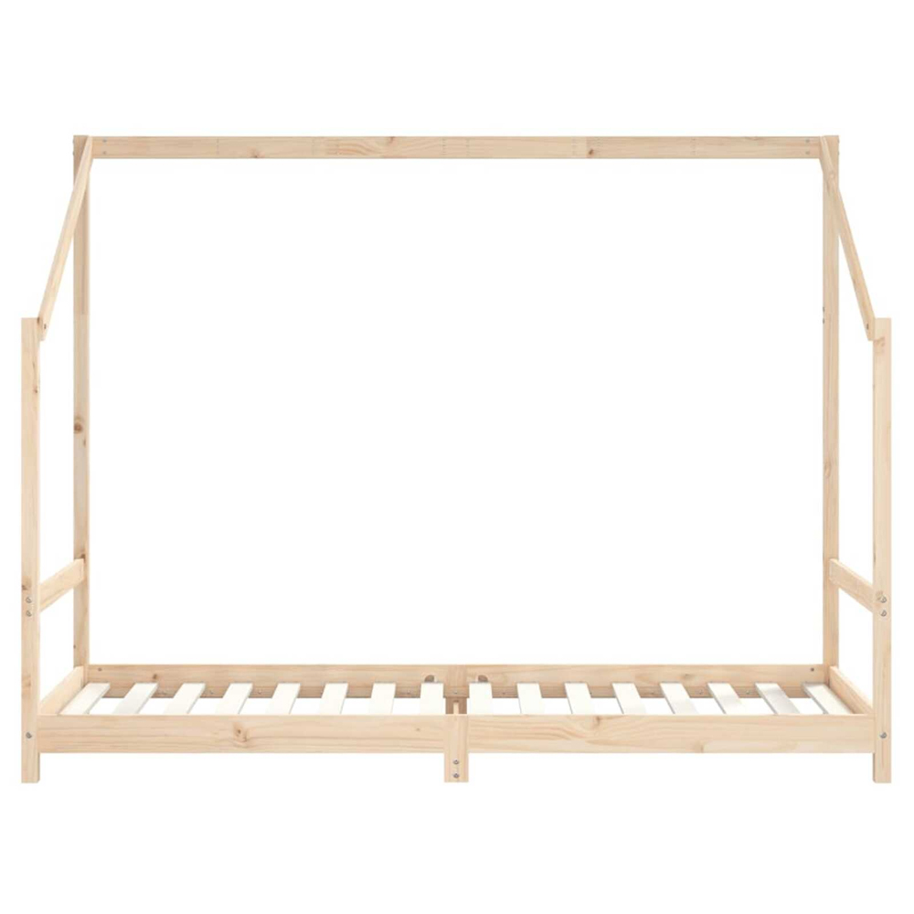 Arnold 90x200cm Kids Wooden Double Sided Daybed Frame In Brown