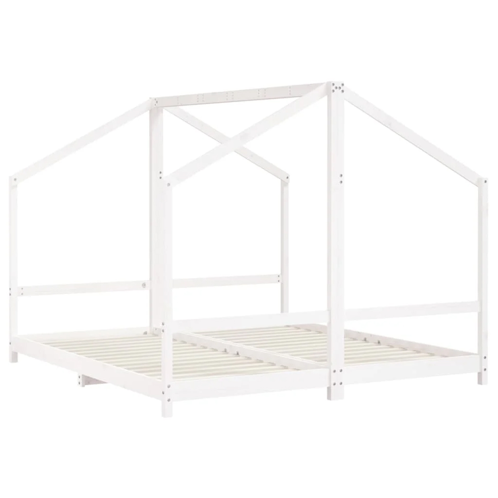 Arnold 90x200cm Kids Wooden Double Sided Daybed Frame In White