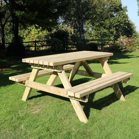 Read more about Arnos deluxe wooden picnic dining set