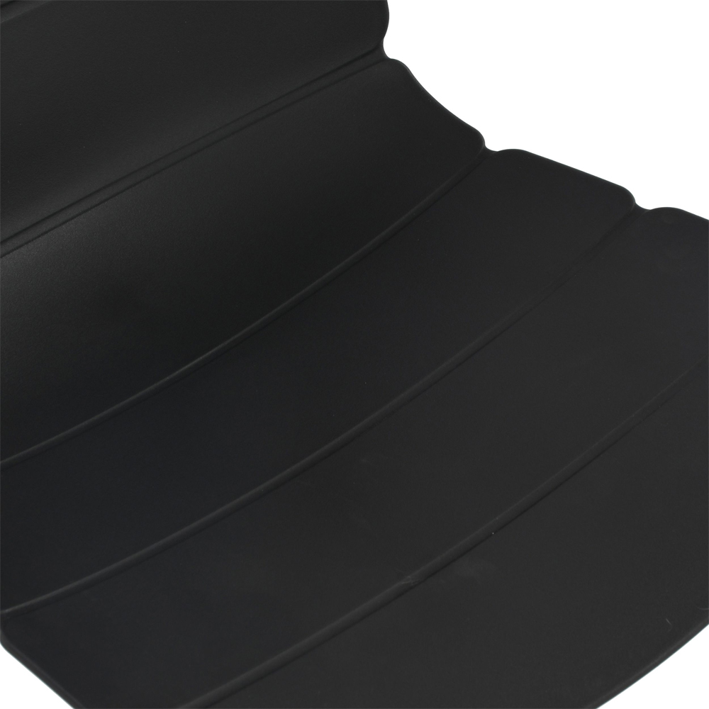 Arta Plastic Dining Chairs In Pair - Black