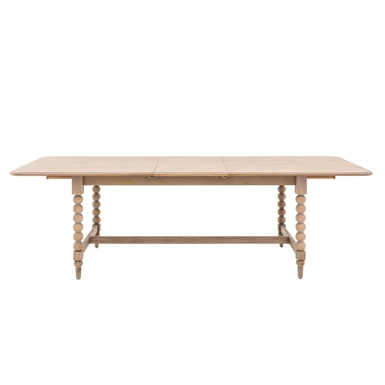 Arta Extending Wooden Dining Table Rectangular In Natural