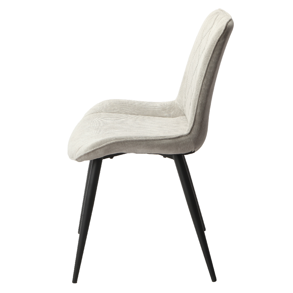 Arta Round Grey Wooden Dining Table 4 Light Grey Diamond Chairs