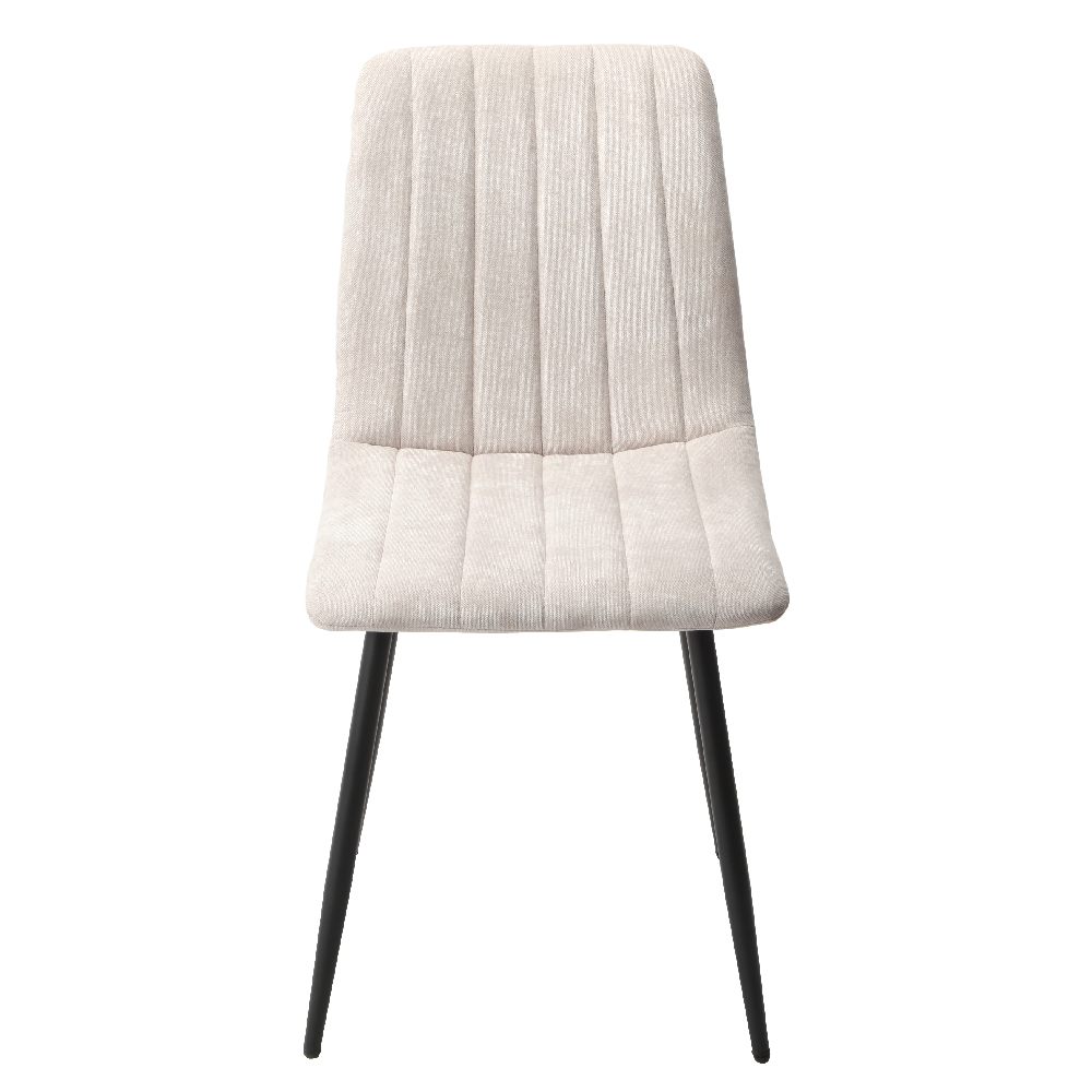 Arta Round Grey Wooden Dining Table 4 Natural Straight Chairs