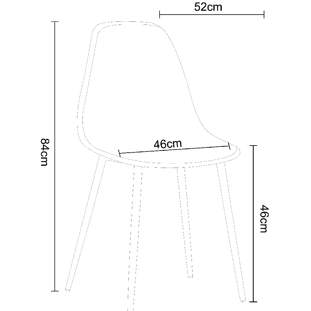 Arta Round White Wooden Dining Table 4 Duo Plastic White Chairs