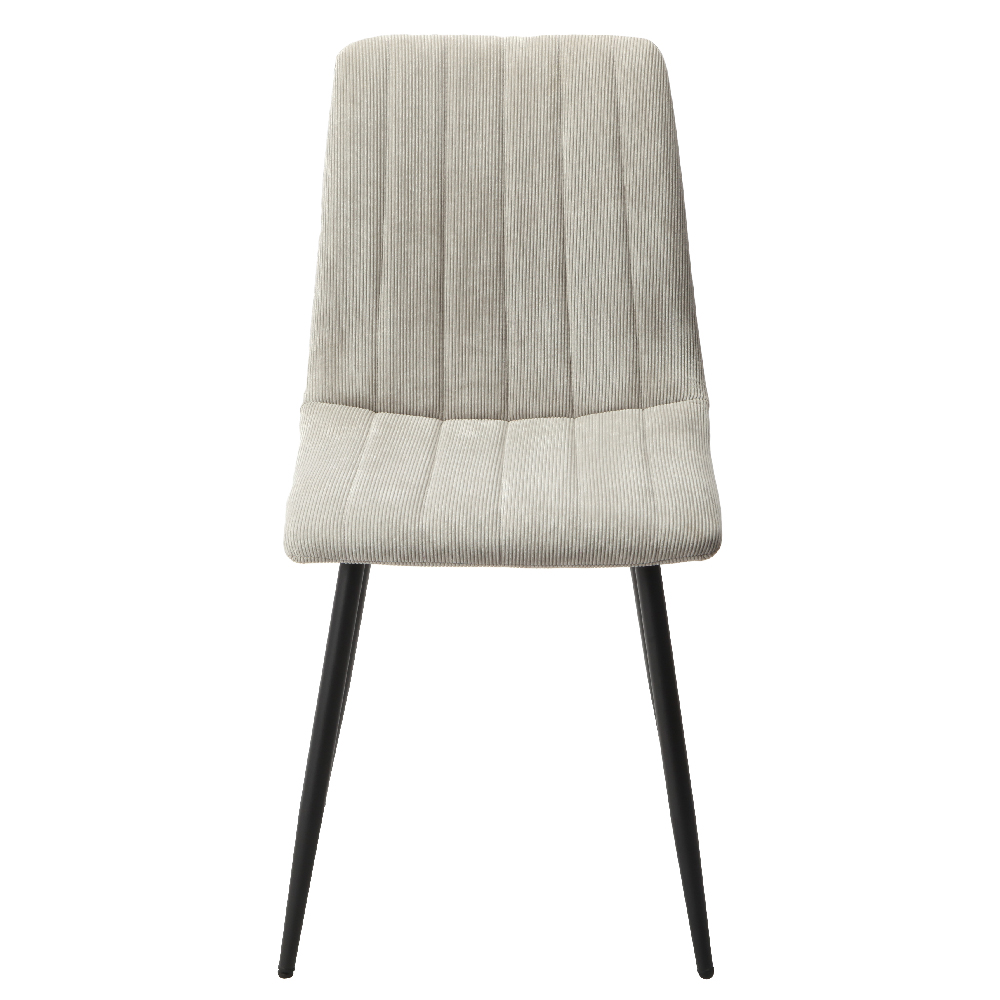 Arta Square Grey Wooden Dining Table 4 Light Grey Straight Chairs