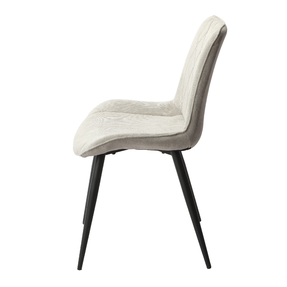 Arta Square White Wooden Dining Table 2 Light Grey Diamond Chairs