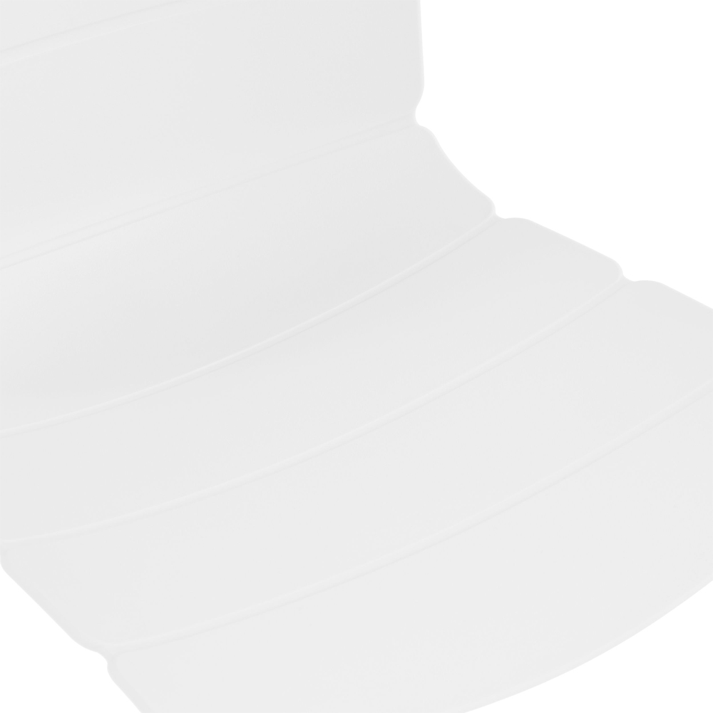 Arta Plastic Dining Chairs In Pair - White