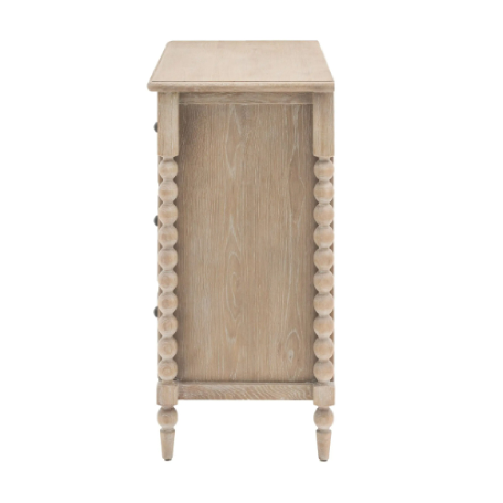 Arta Wooden Chest Of 3 Drawers In Natural