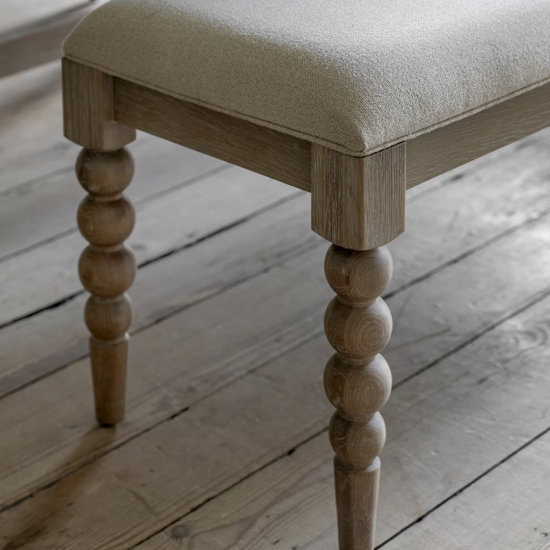 Arta Wooden Rectangular Dining Bench In Natural