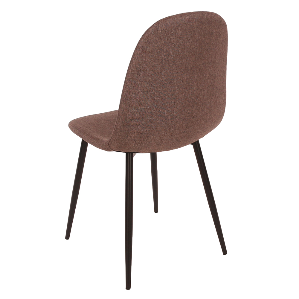 Arta Wooden Dining Table With 4 Brown Chairs In Oak
