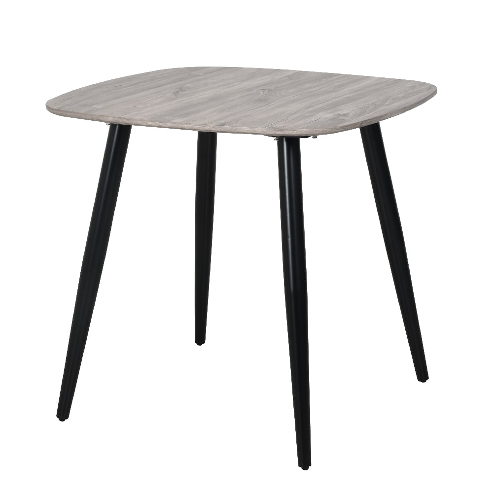 Arta Wooden Dining Table Square In Grey Oak Effect