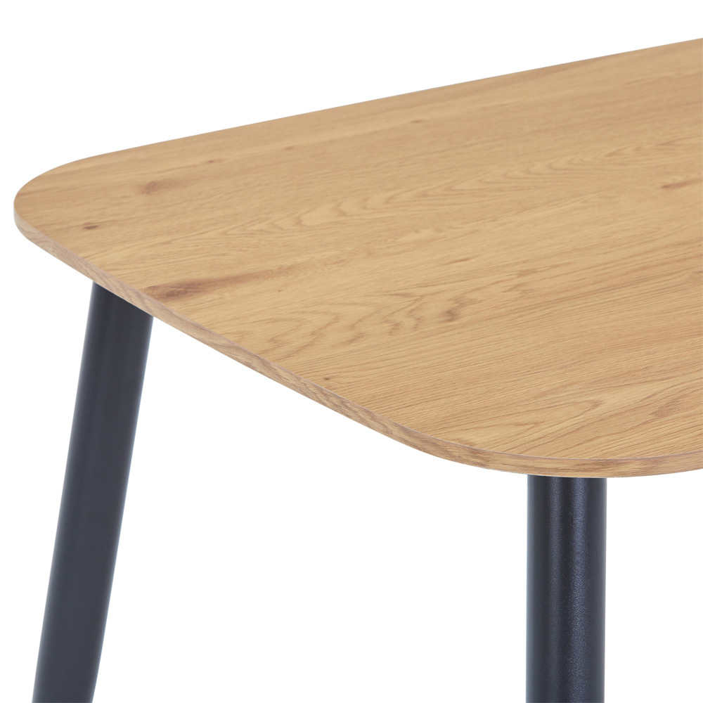 Arta Wooden Rectangular Dining Table - Oak