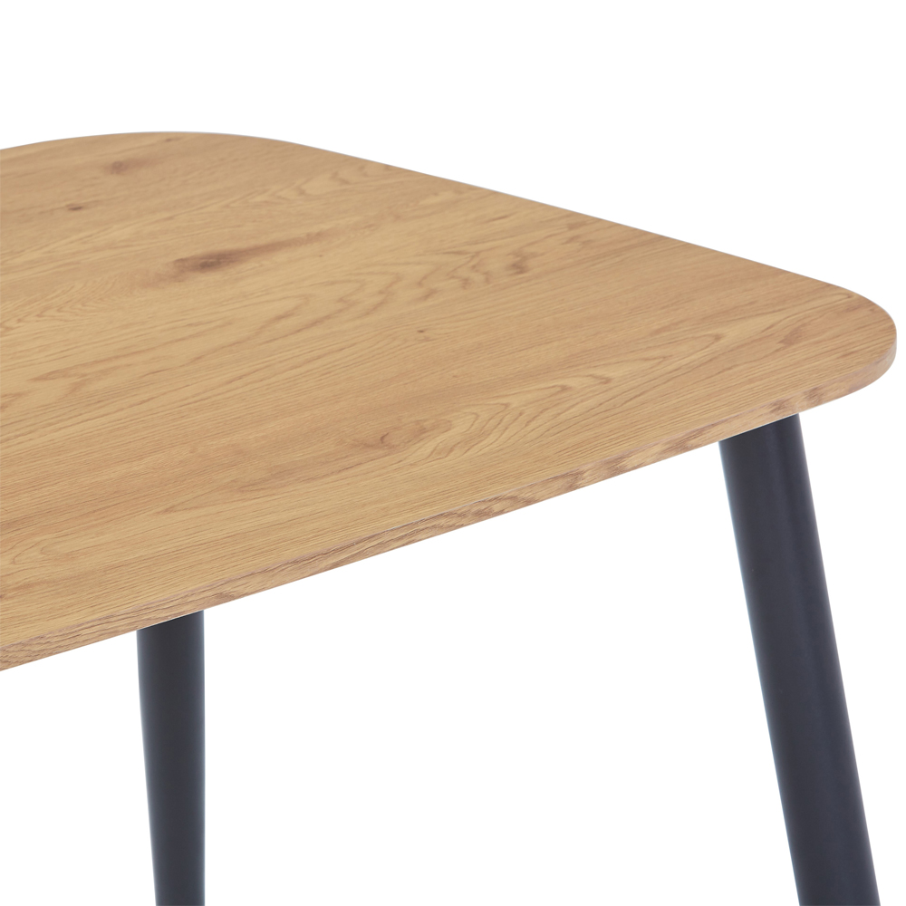 Arta Wooden Rectangular Dining Table - Oak