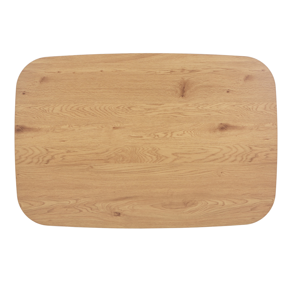 Arta Wooden Rectangular Dining Table - Oak