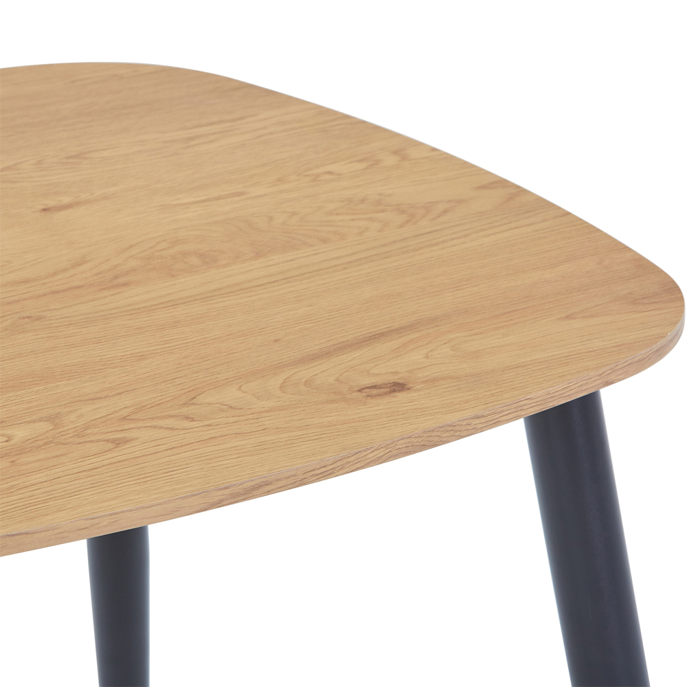 Arta Wooden Square Dining Table - Oak