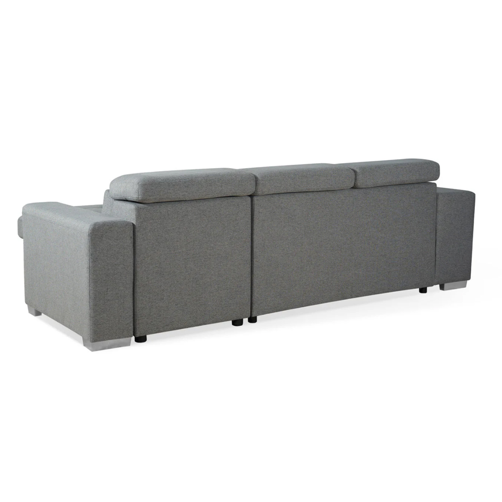 Arthur Fabric Universal Corner Sofabed in Grey