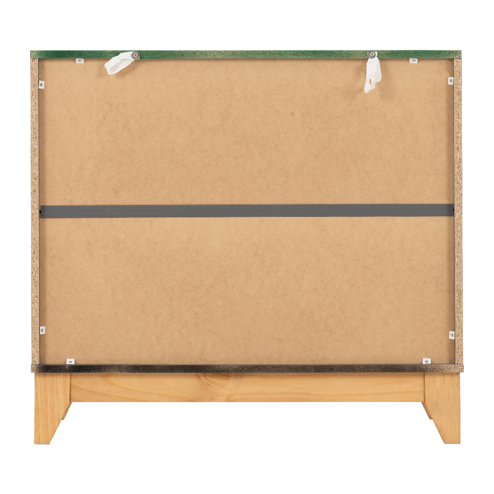 Arthur Wooden Chest Of 3 Drawers In White And Grey
