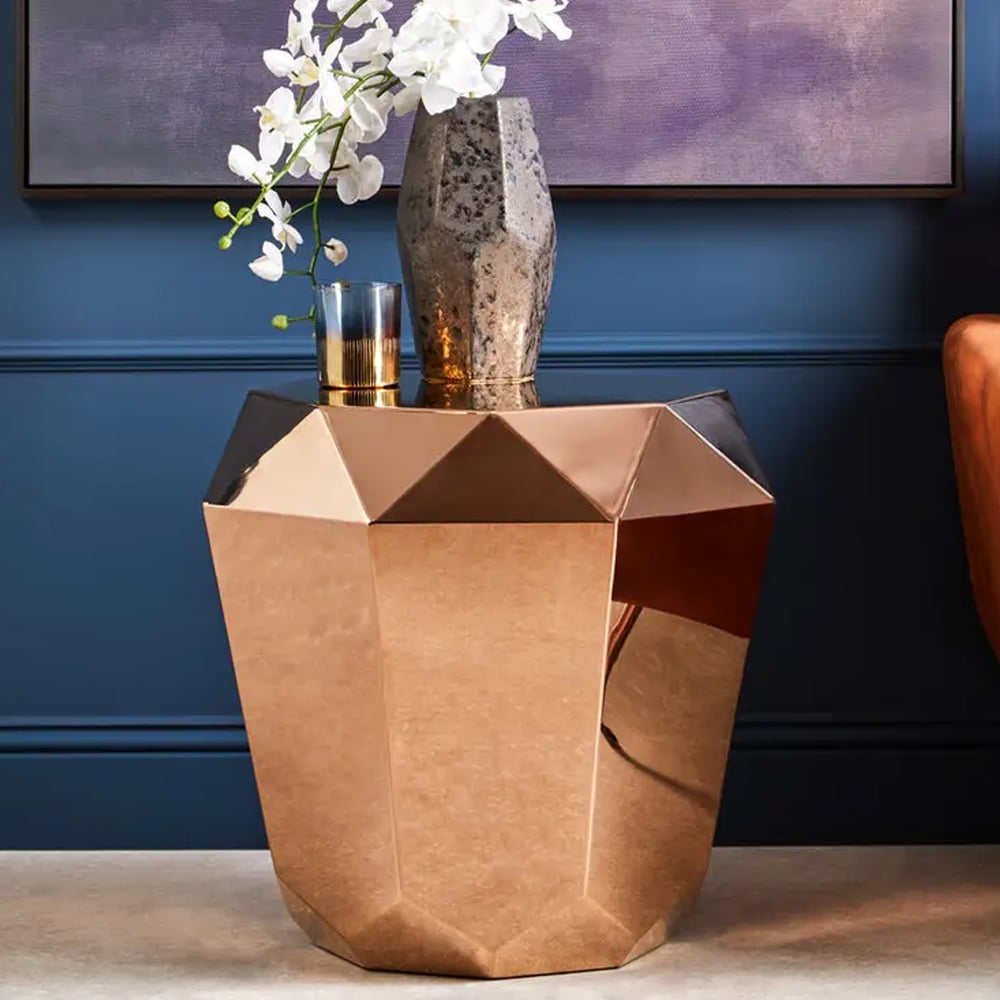 allston-metal-diamond-cut-end-table-rose-gold