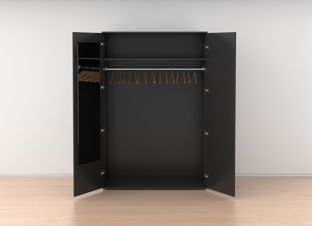 Sleek Black Armoire Designs