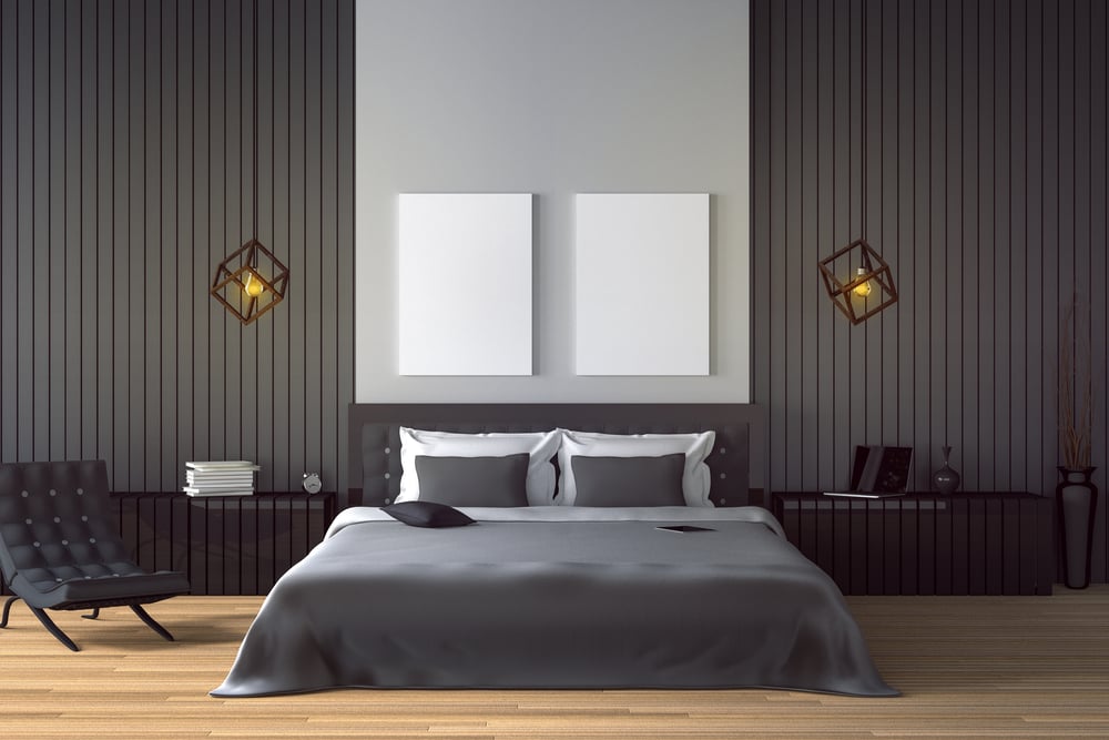 Black bedroom sets for elegance and high functionality