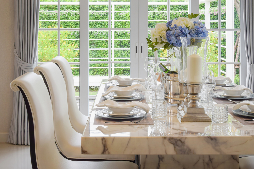Marble top outlet dining table manufacturers