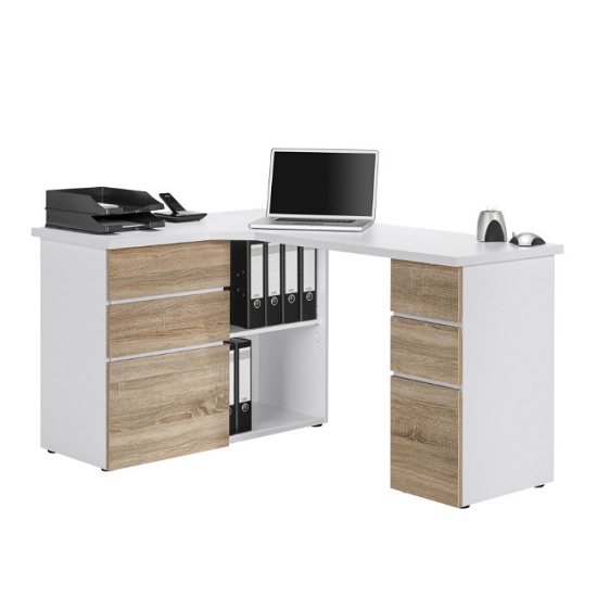 Keep your Private Office Files Safe with Computer Desks with Locking Drawers