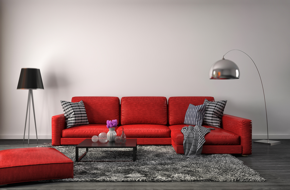 Factors to consider while buying living room furniture in red