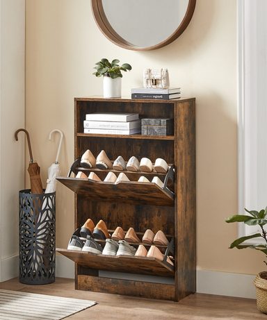 How do you store shoes in a small apartment