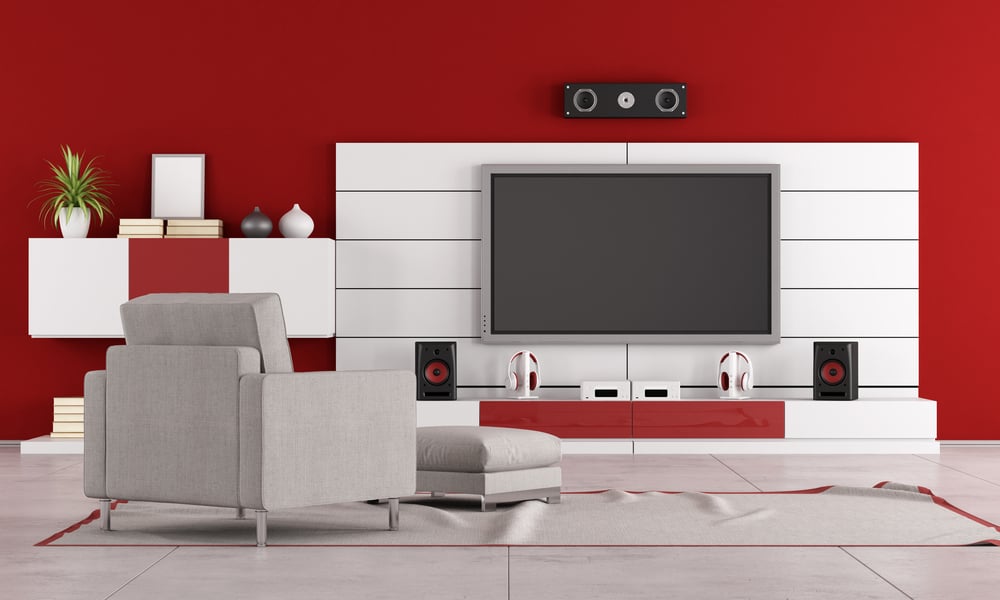 TV units with storage