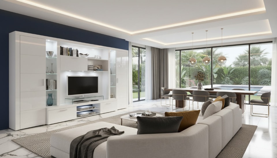 Modern TV units in UK homes
