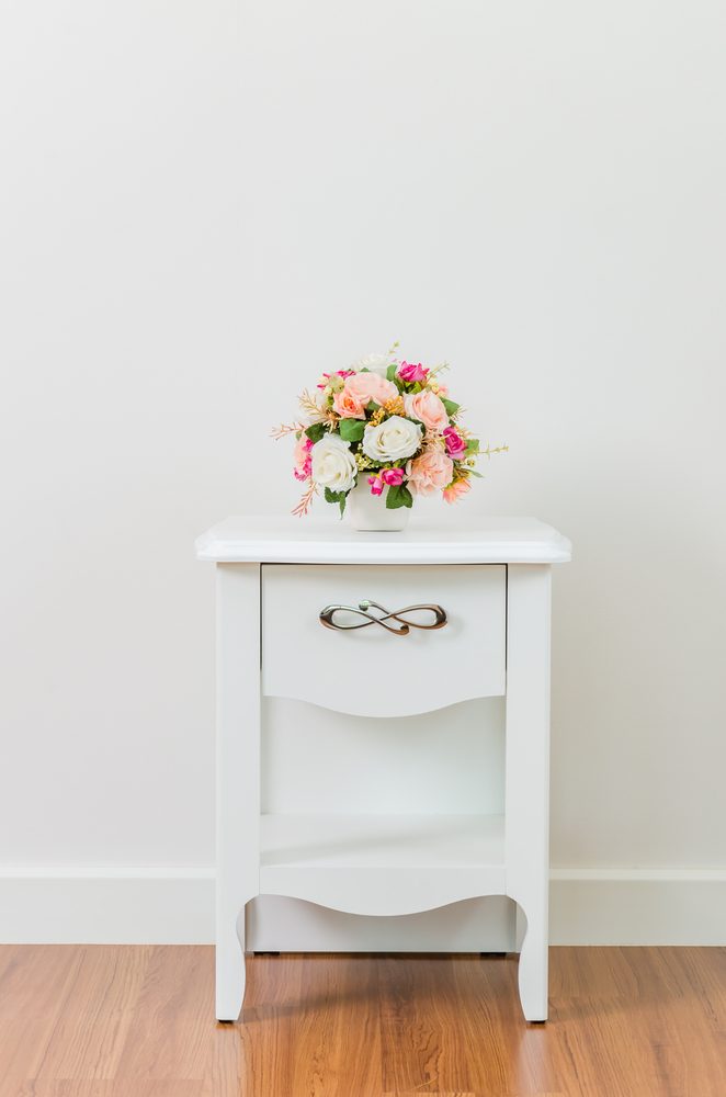 White Side Tables for the Nursery