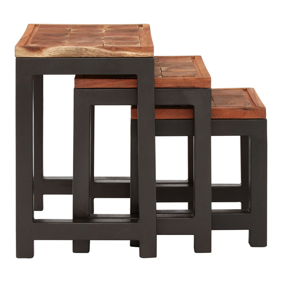 Artok Wooden Nest Of 3 Tables In Natural