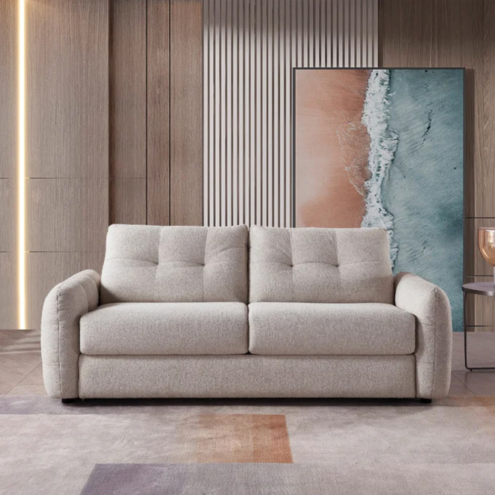 Arvane Fabric 3 Seater Sofa Bed in Beige