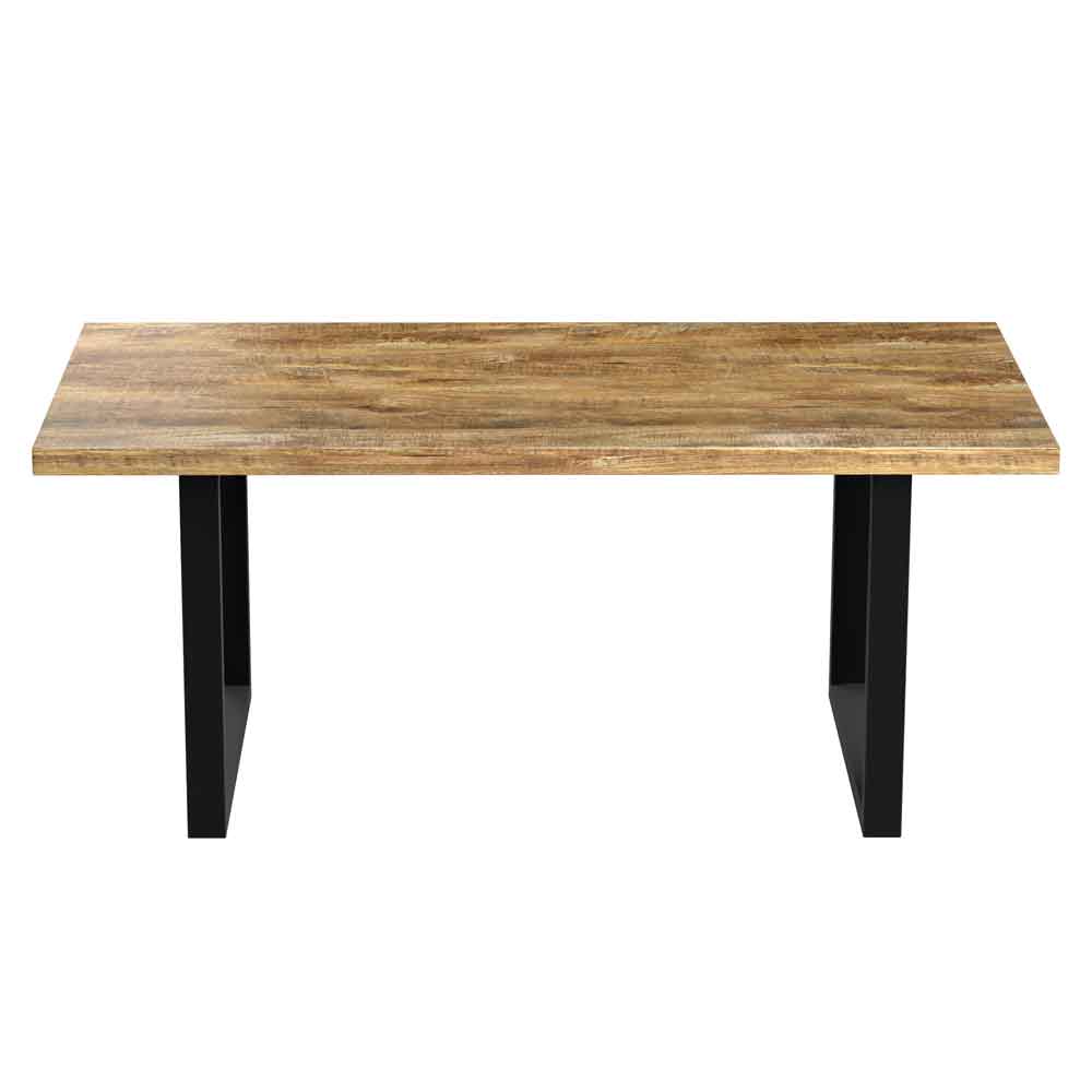 Arzano 180cm Mango Wood Dining Table with U Shape Legs