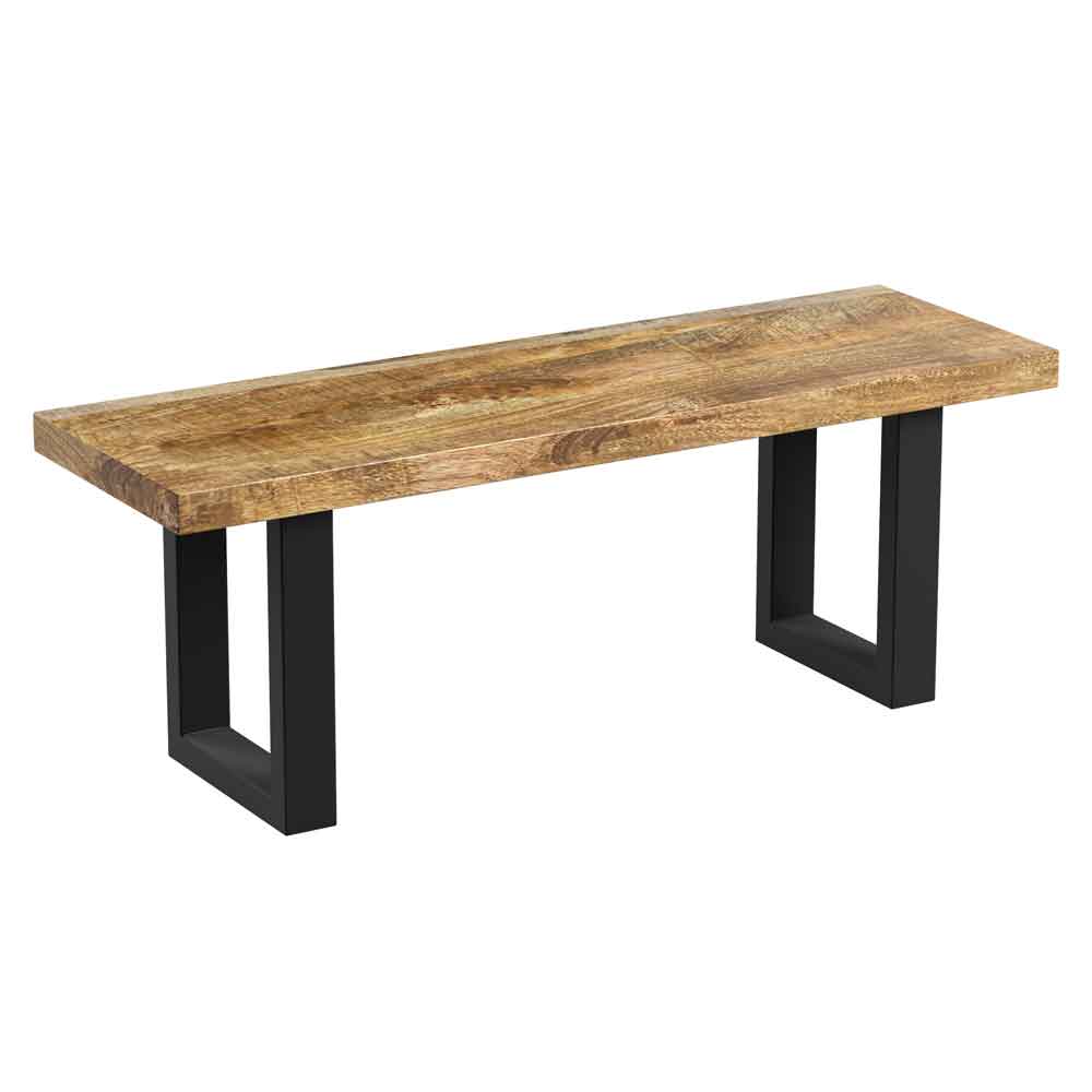 Arzano 180cm Mango Wood Dining Table with U Shape Legs
