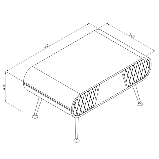 Asaka Wooden Coffee Table With Shelf In Grey Mist