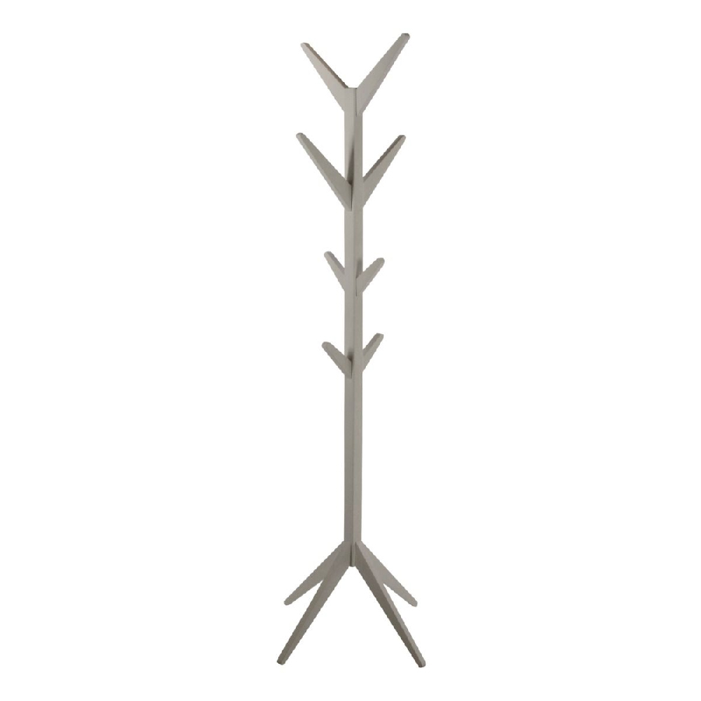 Ascot Wooden Coat Hanger In Grey