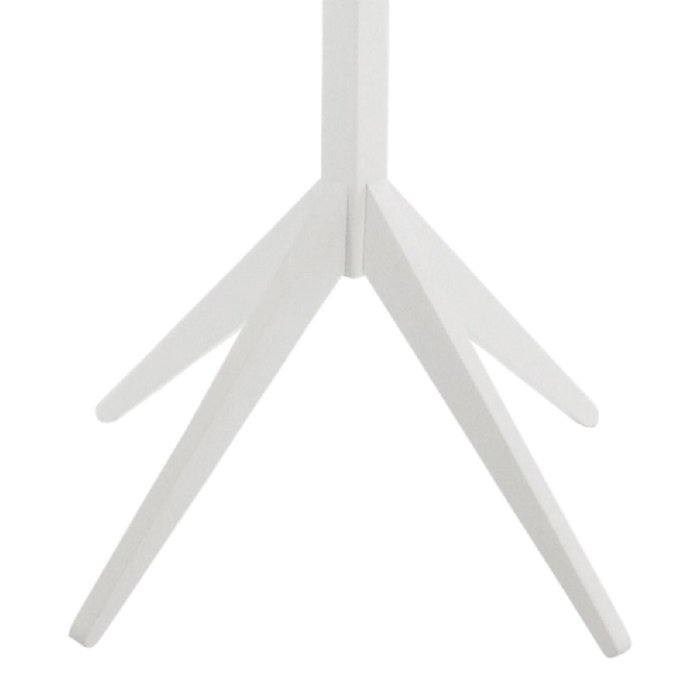 Ascot Wooden Coat Hanger In White