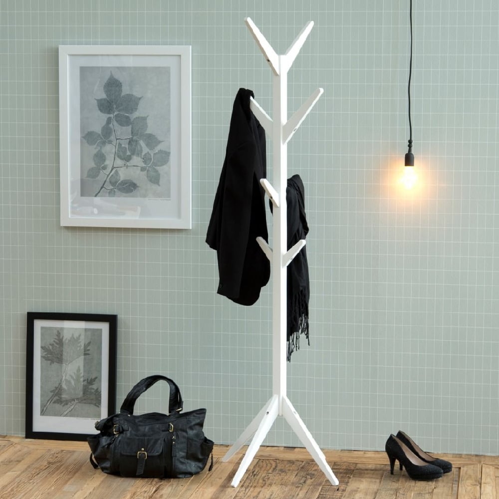 Read more about Ascot wooden coat hanger in white