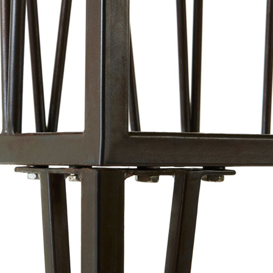 Ashbling 3 Tiers Wooden Shelving Unit In Natural And Black