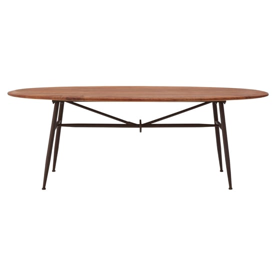 Ashbling Oval Wooden Dining Table In Walnut_2